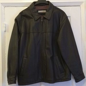 Perry Ellis Genuine Leather Jacket